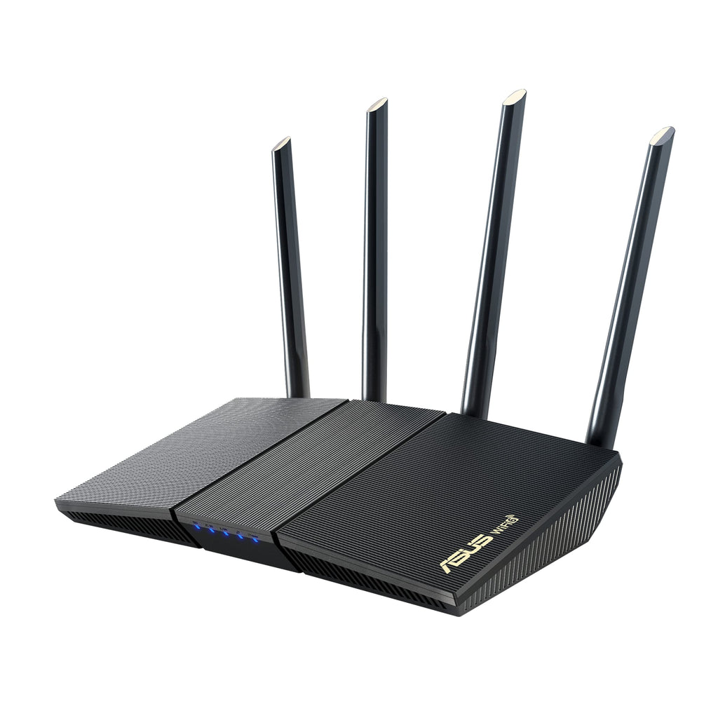 ASUS RT-AX3000 Ultra-Fast Dual Band Gigabit Wireless Router - Next Gen WiFi 6, Adaptive QoS, and AiProtection by Trend Micro | 1x WAN, 4X 1G LAN, 1x USB 3.0 - AiMesh Compatible